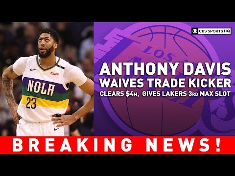 Video: Lakers rework deal with Pelicans to open max salary slot | BREAKING NEWS | CBS Sports HQ