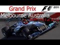 F1 2011 Mercedes GP Melbourne Australia Gameplay