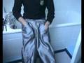 Sagging silver baggy