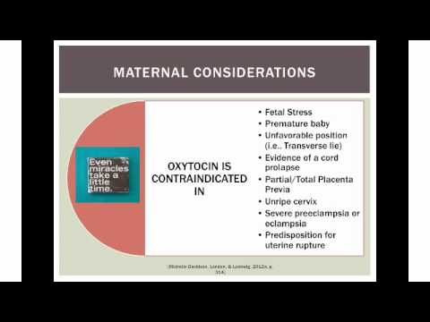 how to administer oxytocin