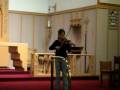 Madlyn Playing Violin - Boil'em Cabbage - Dec08