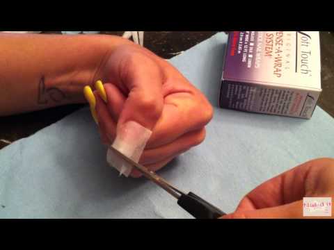 Como hacer uñas de fibra de vidrio