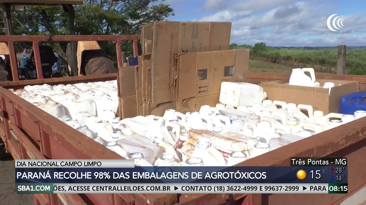 Dia Nacional do Campo Limpo: Paraná recolhe 98% das embalagens de agrotóxicos
