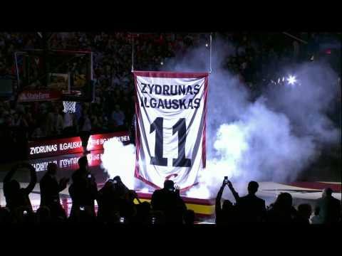 Video: Zydrunas Ilgauskas' Jersey Retired by the Cavaliers