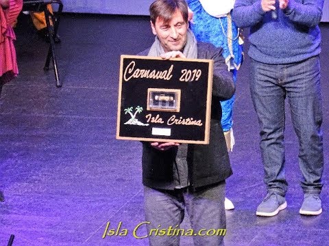 Entrega del Pito de Caña a D.Juan Venegas Columé. Carnaval de Isla Cristina 2019