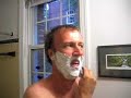 Man With Sideburns Shaving