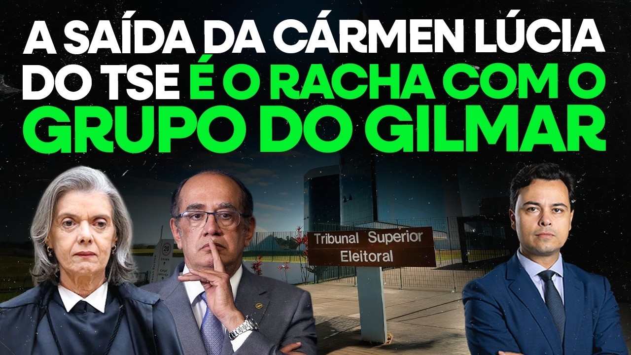 Cármen Lúcia rachou publicamente com Gilmar e Moraes ao sair do TSE
