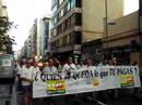 MaNiFeSTaCióN ¡BaSTa dE PReCiOs ABuSiVoS!