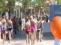 College Baton Twirlers in Hall of Fame Parade