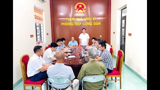 Đối thoại giải quyết dứt điểm kiến nghị của hộ gia đình ông Bùi Văn Sỏi