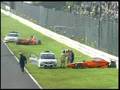 2008-07-14 | CarRaceCrash[2008 Formula Nippon - Suzuka - Race2] ~> start of race2. Massive pile ups started by contact between Takuya Izawa and Kosuke Matsuura. Hiroaki Ishiura full ...  (02:19)