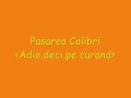Pasarea Colibri - Adio, deci, pe curand Manele-Gratis.net