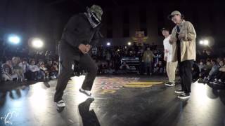 Gucchon & Nelson vs Masato & Cio (ROADDOGGZ) – Red Bull BC One Camp 2016 All Styles Top8 (Another angle)