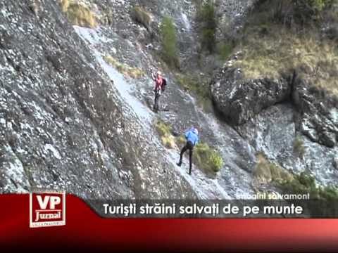 Turişti străini salvaţi de pe munte