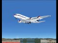 AIRBUS A380 DELTA AIRLINES LANDING IN LOS ANGELES