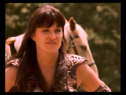 Gabrielle tries Xena's flip.