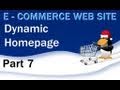 7. E - Commerce Website Tutorial - PHP MySQL Dynamic Home Page