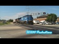 videos de IC 2460 leads CN A431 into Decatur, IL (6-27-09)