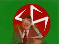 Kai Murros and the flag of Europia.