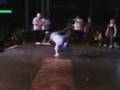breakdance guy falls fro scenary