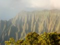 Vedic chef films Kalalau lookout with rainbow-classic