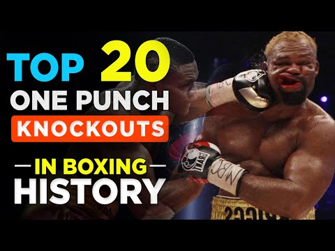 TOP 20 ONE PUNCH KO'S IN BOXING HISTORY