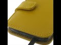 Click here to watch this video PDair Leather Case for HTC One X S720e/HTC One XL 4G - Book Type (Yellow)