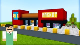 Minecraft Tutorial: How To Make A Modern Super Market 