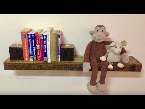 how to build floating shelves