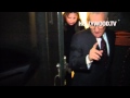 Martin Scorsese rushes out of The Beverly Wilshire Hotel