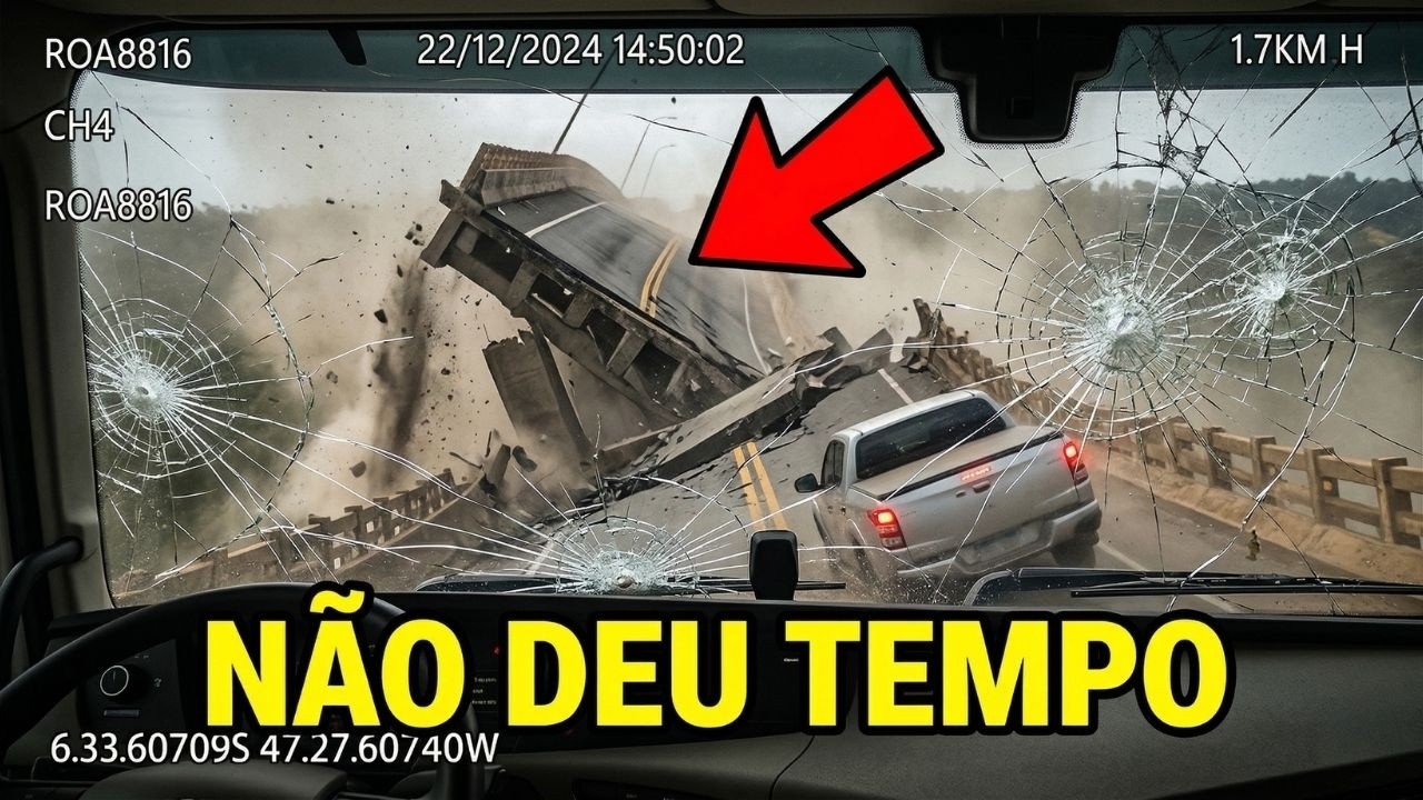 O Colapso da Ponte JK: Câmera Oculta Revela o Erro Fatal (BR-226)