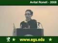 videos de Avital Ronell - European Graduate School - 2008 10