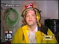 Bombero intoxicado