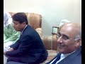 jehad tomalya le depute palestinien avec la ministre de la justice de la republique francaise rachida dati au camp de refugies palestinien al-amari a ramallah en palestine a ramadan en 2008