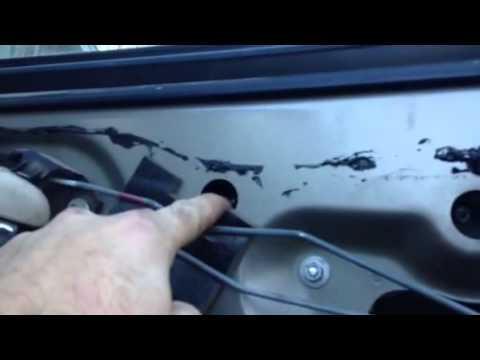 Replacing rear passenger window regulator 2002 Oldsmobile A