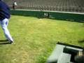 saliendo a la cancha