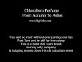 chloroform perfume lyrics from autumn to ashes