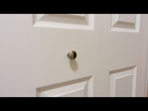 how to lock a bi fold door