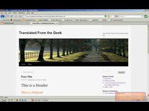 WP Tutorials 0 WP Tutorials