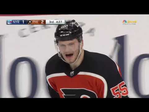 Sam Morin's 1st NHL Goal! - Flyers vs Rangers (3/27/21)