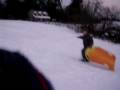 Sledding-wipeout
