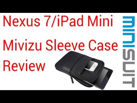 New Nexus 7 and iPad Mini Sleeve Case Review Mivizu