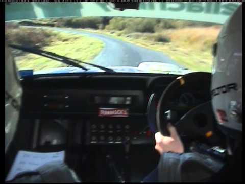 Mull - In car footage of Calum and Iain Duffy on the first run of the Mishnish Lochs stage on the 2013 Tunnocks Mull Rally. With spin near the end!