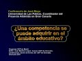 Adquirir una competencia en el ámbito educativo