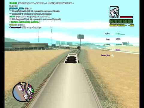 Wyścig w GTA San Andreas: tramwaj i pociąg