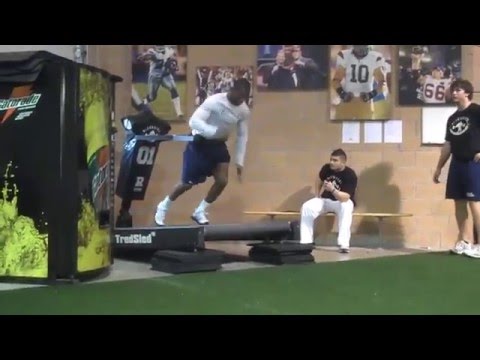 defranco's - Here was the workout our NFL Pro Day guys performed today... 1) Submaximal Box JUMPS: 5 x 2-5 2) Resisted, Incline TredSled SPRINTS: 5 x 5sec. 3) Trap Bar DL...