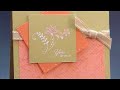 Card made with Rub-Ons