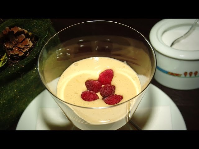Zabaione (Sabaione) mit Marsala Wein | Italienisches Dessert