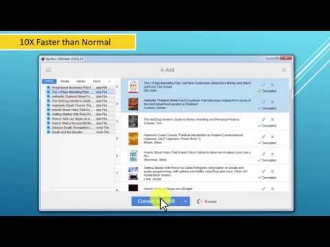 How to Convert DRMed eBooks with Epubor Ultimate eBook Converter