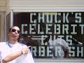 ARCHIE EVERSOL ADVERTISE FOR CHUCKS CELBRITY CUTS BARBERSHOP